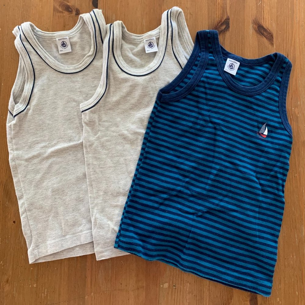 Pj Tank tops bundle | 7 yo | Petit Bateau
